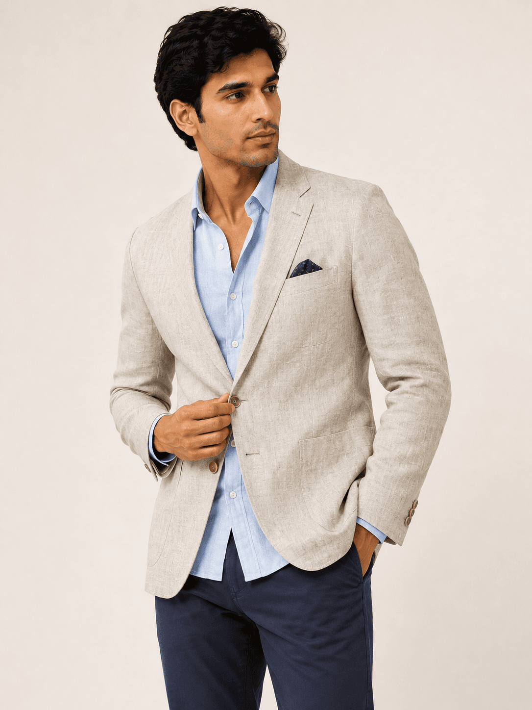Men's Satin Evening Shirt
