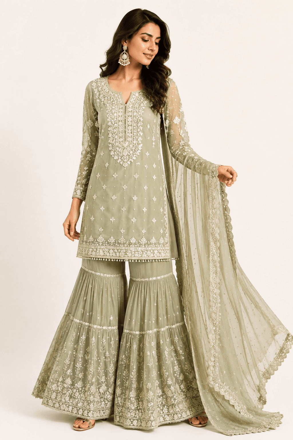 Women's Everyday Cotton Kurti Set